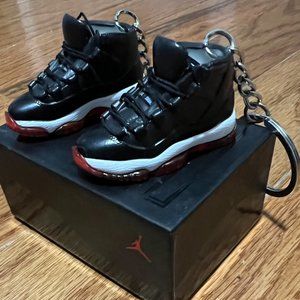 Nike Jordan 11 Mini Shoe Keychain
